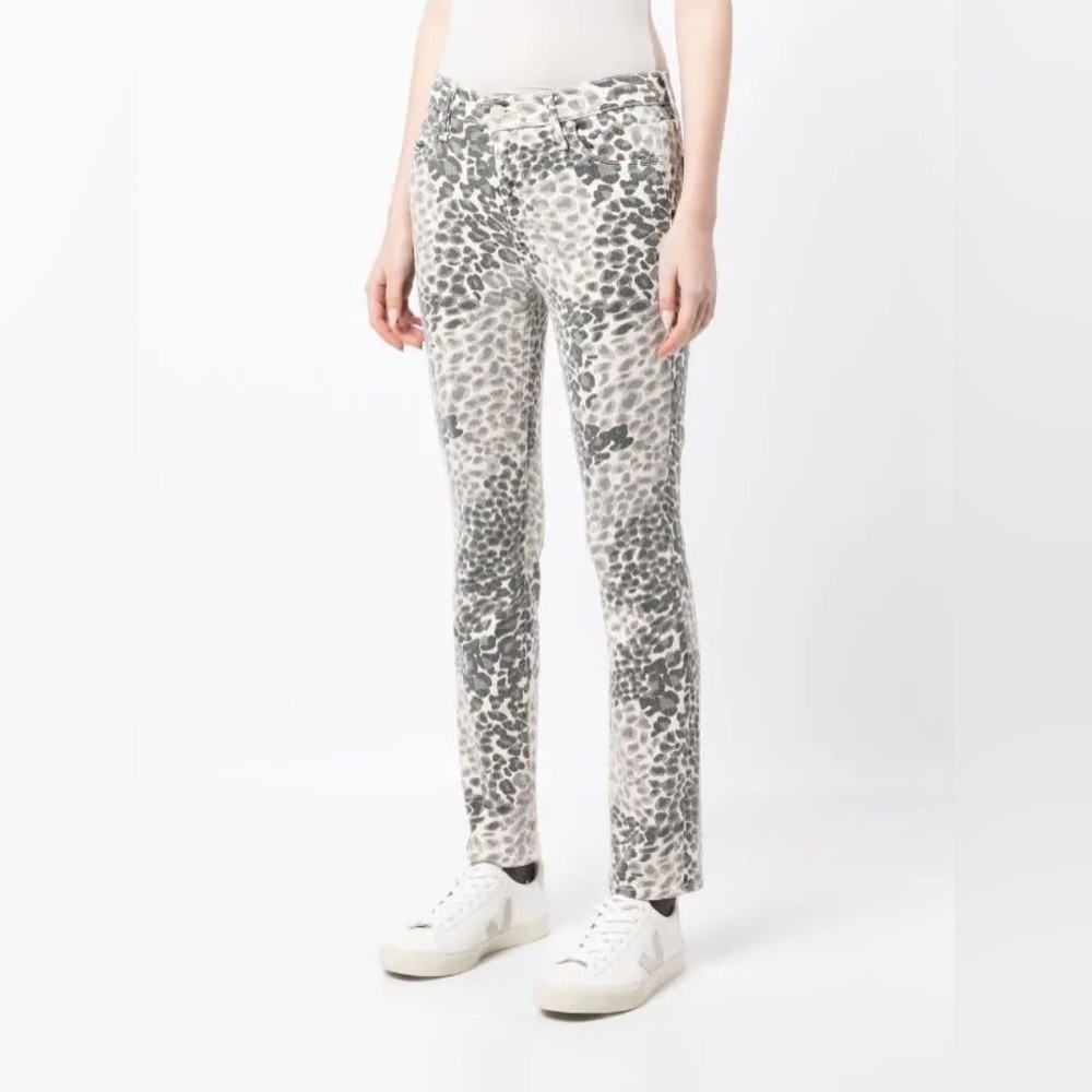 Mother denim shadow leopard jeans